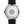 DAEM bedford black dial watch with black rubber strap back