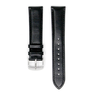 DAEM Italian black leather strap with detachable mechanism