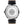 DAEM slate white dial watch black leather back engraved