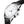 DAEM slate white dial watch with grey hands black leather side